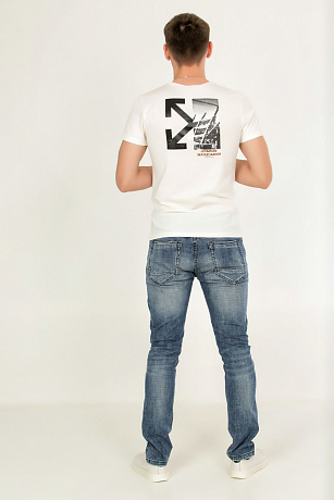 TYHO JEANS 100 Джинсы мужские CHEERDUCK цвет Синий