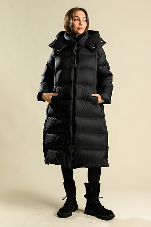 BELLABOA 124 BLACK Пуховик женский BELLABOA цвет Черный