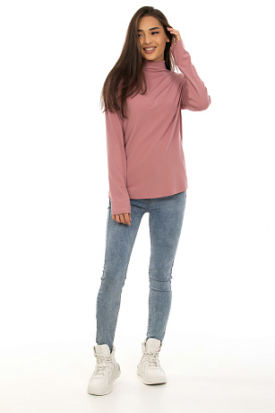 YY.SHOP 1172 РОЗОВ. Водолазка женская CHEERDUCK цвет Розовый