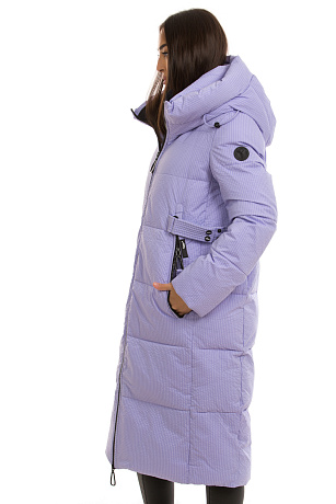 YIMOSIS D1385 ФИОЛЕТОВЫЙ Пуховик женский YIMOSIS цвет Фиолетовый