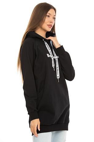 BALDININI A1DFL05A NERO Худи женское BALDININI цвет Черный