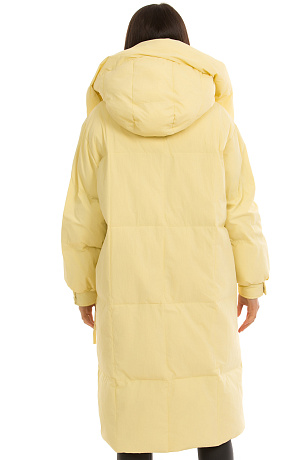 CHEERDUCK/YA 502 ЖЕЛТЫЙ Пуховик женский CHEERDUCK цвет Желтый