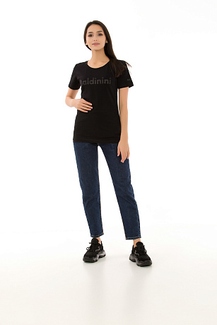 BALDININI TSD03 BLACK Футболка женская BALDININI цвет Черный