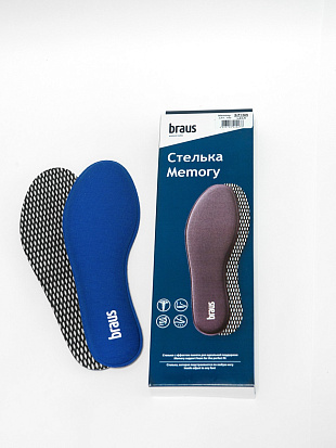 BRAUS Стельки с эффектом памяти MEMORY 35-36р BRAUS цвет 
