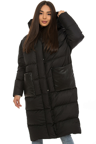 BALDININI A2B445POLP0002 BLACK Пуховик женский BALDININI цвет Черный