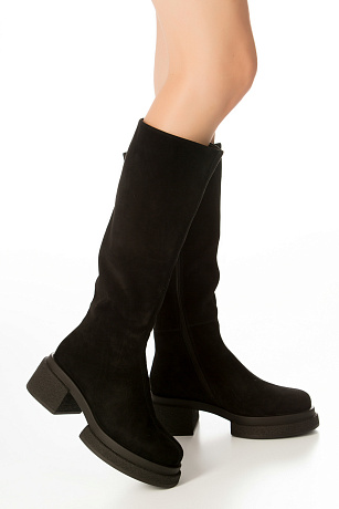 Сапоги на каблуке SERGIO MANCHOT цвет Черный