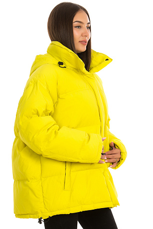 CHEERDUCK/YA 9055 ЖЕЛТЫЙ Пуховик женский CHEERDUCK цвет Желтый