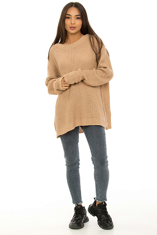 CHEER&DUCK/FEI PENG 0112 СВЕТЛ.КОР. Свитер CHEERDUCK цвет Бежевый