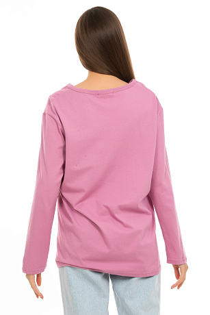YY.SHOP 9290 РОЗОВ. Лонгслив CHEERDUCK цвет Розовый