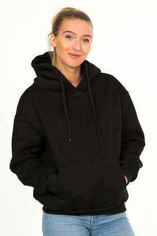YY.SHOP 8580 ЧЕРН. Худи женское CHEERDUCK цвет Черный