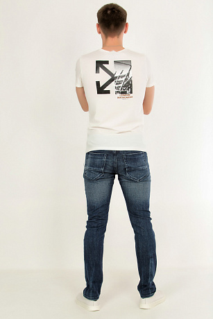 TYHO JEANS 161 Джинсы мужские CHEERDUCK цвет Синий