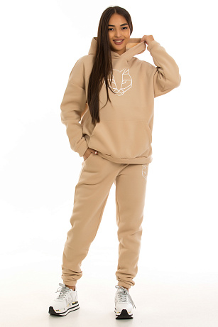 CHEERDUCK/FIR 5260 БЕЖЕВЫЙ Костюм спортивный CHEERDUCK цвет Бежевый