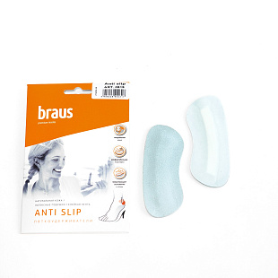 BRAUS Пяткоудерживатель Anti-slip БЕЖЕВЫЕ БЕЗРАЗМЕРН BRAUS цвет 