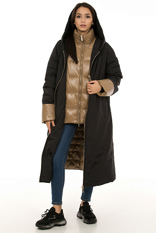 BALDININI 130525GASS000000XXX Пуховик женский BALDININI цвет Черный
