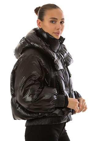 CHEERDUCK/2030 8639 ЧЕРНЫЙ Пуховик женский CHEERDUCK цвет Черный