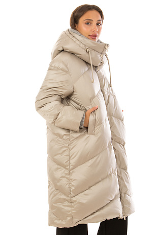 BALDININI A5B052XXCOFF9035 Пуховик женский BALDININI цвет Серый