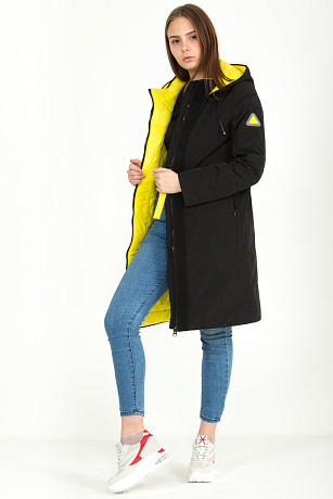 TOWMY 7111 ЧЕРН. Плащ женский TOWMY цвет Черный