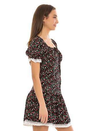 CHEERDUCK/Charm 7548 ЧЕРНЫЙ Платье  CHEERDUCK цвет Черный