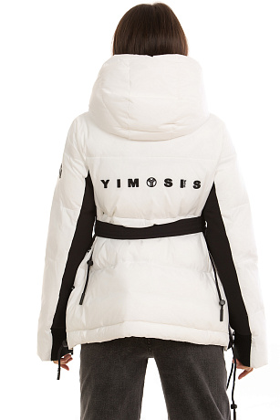 YIMOSIS D1703 БЕЛЫЙ Пуховик женский YIMOSIS цвет Белый