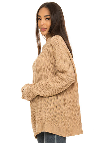 CHEER&DUCK/FEI PENG 0112 СВЕТЛ.КОР. Свитер CHEERDUCK цвет Бежевый