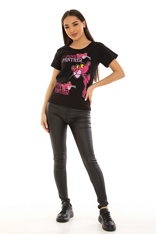 CHEERDUCK/THUC 1041 ЧЕРНЫЙ Футболка женская CHEERDUCK цвет Черный